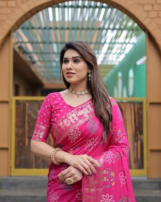  Dola Silk Bandhej Print Sarees  5
