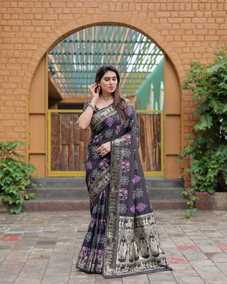  Dola Silk Bandhej Print Sarees  1