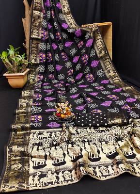  Dola Silk Bandhej Print Sarees  6