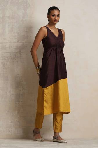  cola silk kurta set