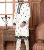 Arruga sylish embroidery cotton kurta pant