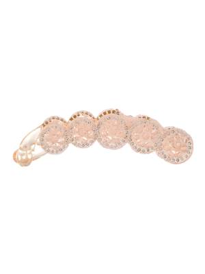 Jewelled hair banana clutch 2