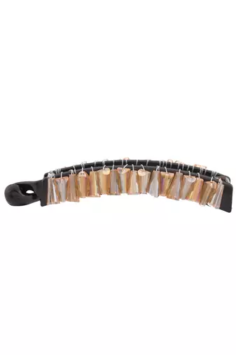Sequinned hair banana clip