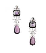 Amethyst cascade drops 1 Pair of Earring 