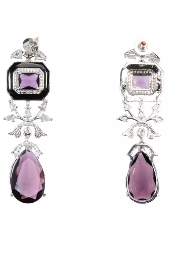 Amethyst cascade drops 1 Pair of Earring 
