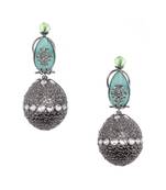 Aqua noir elegance 1 Pair of Earring 