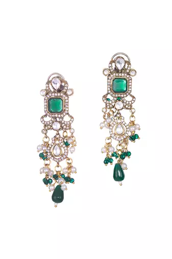 Shahtoosh emerald 1 Pair of Earring 