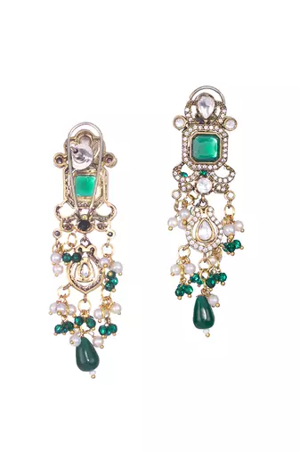 Shahtoosh emerald 1 Pair of Earring 
