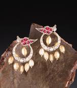 Scarlet bird charm 1 Pair of Earring 