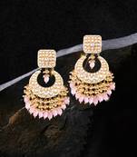 Pink azar charm 1 Pair of Earring 