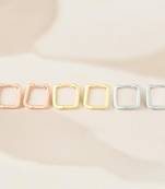 Set of 3 Gold,Rose Gold & Silver Hoop Earrings