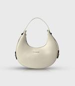 Vanilla half moon shoulder bag