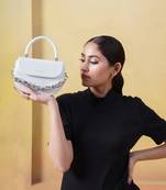 White crossbody mini bag