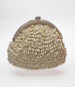 Pearl treasure clutch snowflake