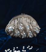 Bead blooms silver shimmer