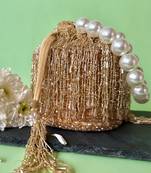 Frost tassel bucket gold