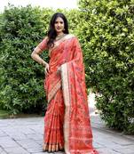 Handloom Silk Ikkat Patola Saree