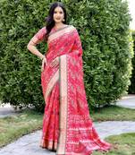 Handloom Silk Ikkat Patola Saree