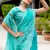 Sky Blue Shimmer Net Embroidered Saree With Unstitched Blouse Piece