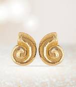  sterling silver earrings with cubic zirconia stones (yellow)