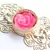 Floral Ornate Metallic Rangoli Centre Wax interchangable and Refill Diwali Diya