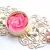 Floral Ornate Metallic Rangoli Centre Wax interchangable and Refill Diwali Diya