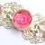 Floral Ornate Metallic Rangoli Centre Wax interchangable and Refill Diwali Diya