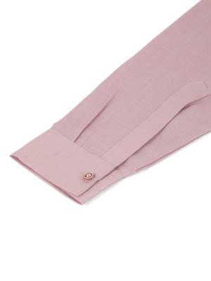 Cotton mauve kurta and trouser with embroidered mauve nehru jacket 4