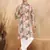 Ethnic motif printed rayon yellow kurta and pyjama