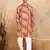 Ethnic motif printed rayon orange kurta and pyjama