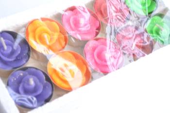 Rose Centre Wax interchangable and Refill Diwali Diya Pack 3