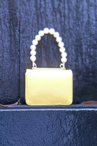 Mustard yellow verde arka nano bag