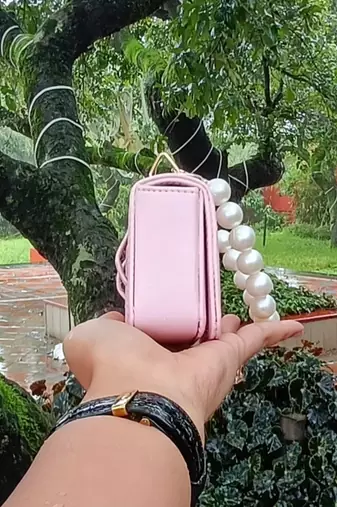 Lotus pink verde padmini nano bag