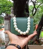Emerald green verde panna nano bag