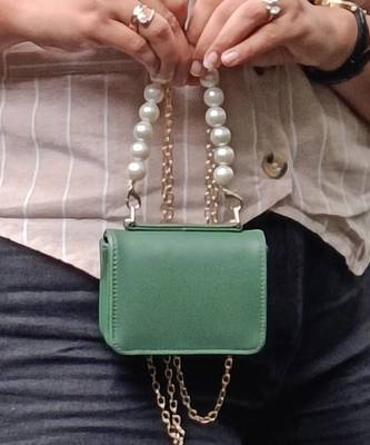 Emerald green verde panna nano bag 5