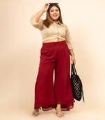 Nusrat flared high waist pants