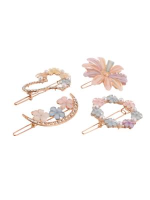 Crystal hair bympit pin(set of 4) 3