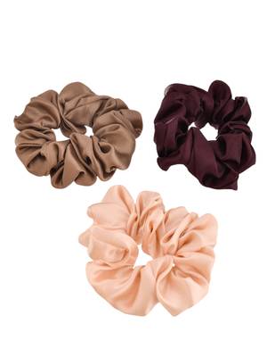 Satin hair scrunchies( set of 3) 2