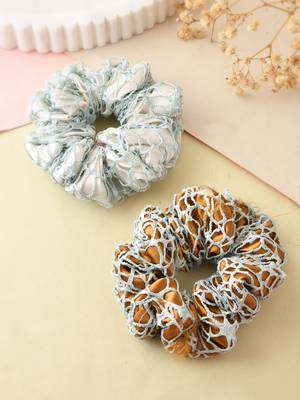 Crochet scrunchies (set of 2) 1
