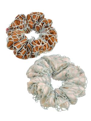 Crochet scrunchies (set of 2) 2
