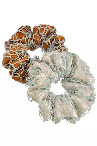 Crochet scrunchies (set of 2)