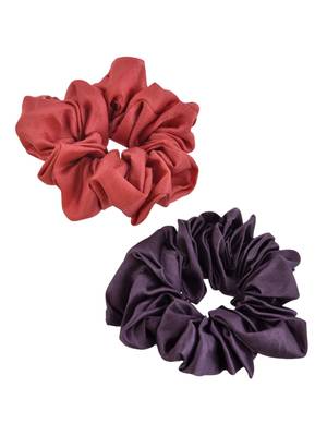 Satin hair scrunchies( set of 3) 2