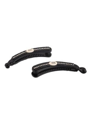 Black crystal banana clip 2