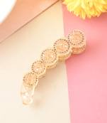 Crystal banana hair clip