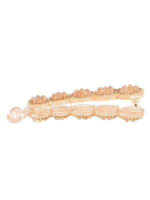 Crystal banana hair clip 2