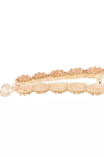 Crystal banana hair clip