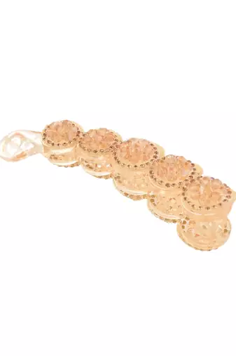 Crystal banana hair clip
