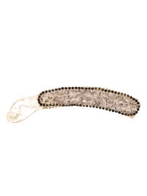 Crystal banana hair claw 2