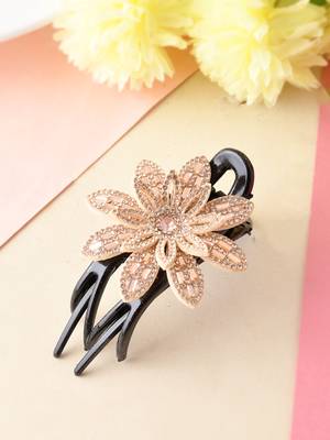 Floral sequins claw clip 1