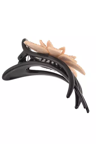 Floral sequins claw clip